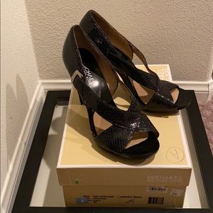 Michael Kors Iona Cross Strap Heel